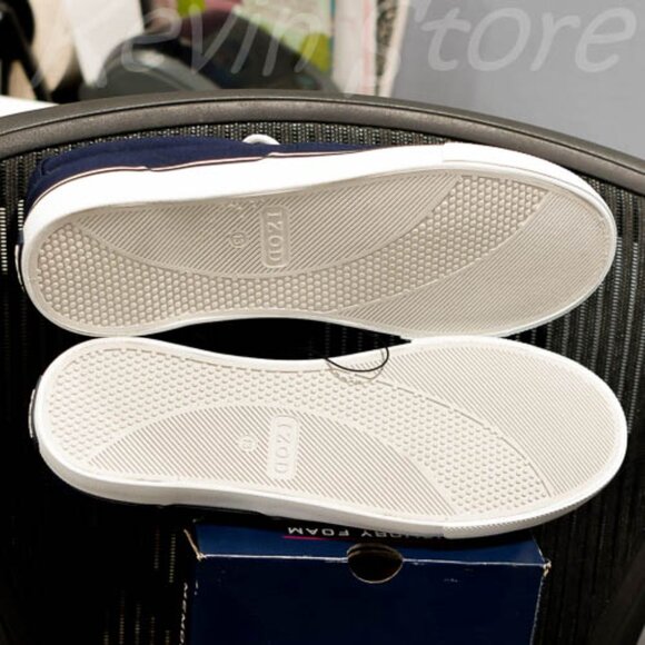 Izod Men's Canvas Shoe‎ -Navy - Picture 6 of 7